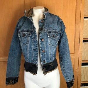 Gap Denim jacket with decorative trim